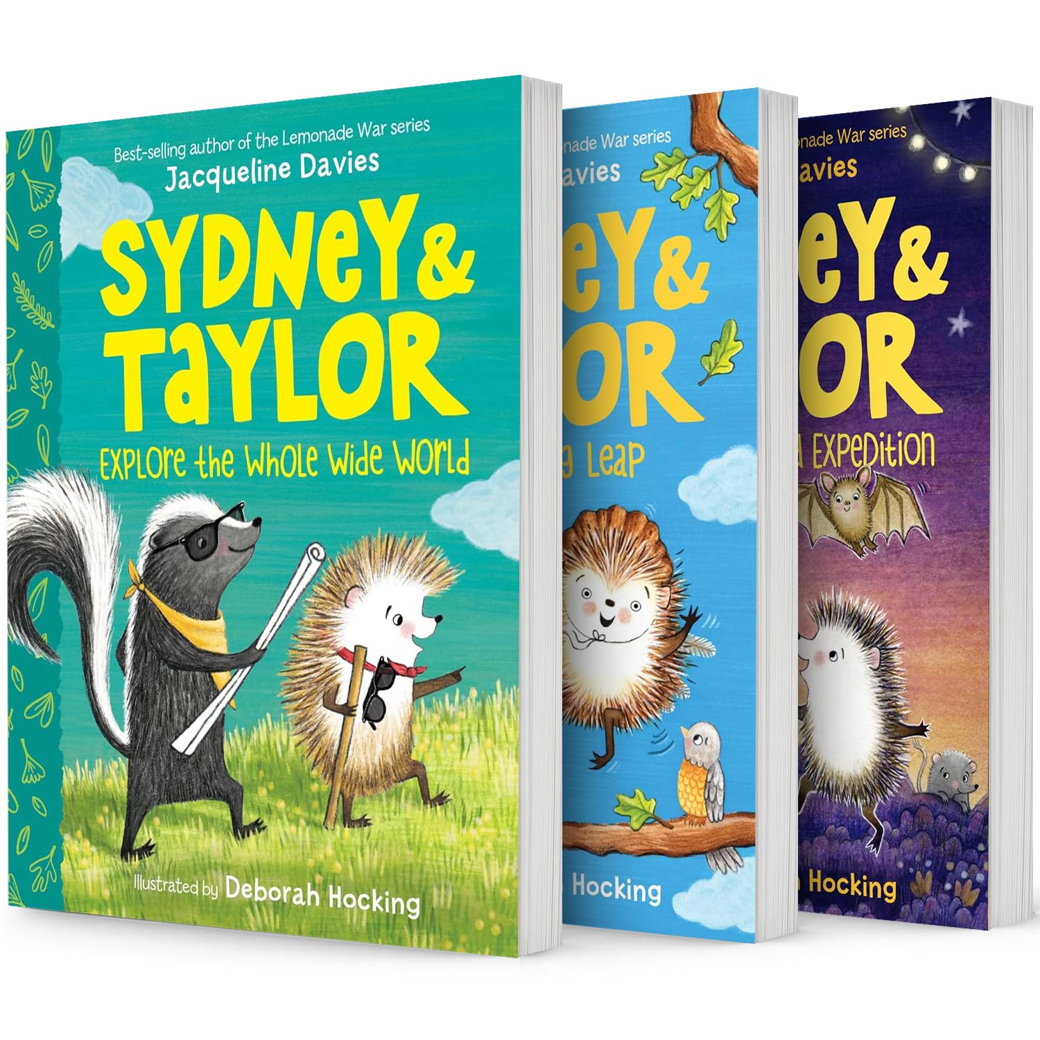 Sydney and Taylor：Sydney and Taylor Explore the Whole Wide World，Sydney and Taylor Take a Flying Leap，Sydney and Taylor and the Great Friend Expedition