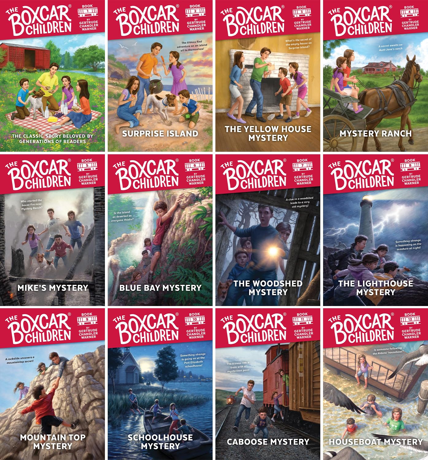 Boxcar Children Books: Volume 1 - 12 ( 12 Book Set )