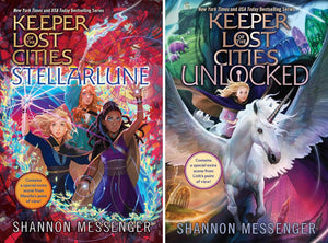 Keeper of the Lost Cities Series 11 Books Set by Shannon Messenger (Keeper of the Lost Cities, Exile, Everblaze, Neverseen, Lodestar, Nightfall, ... Unlocked Book 8.5, Unraveled Book 9.5)