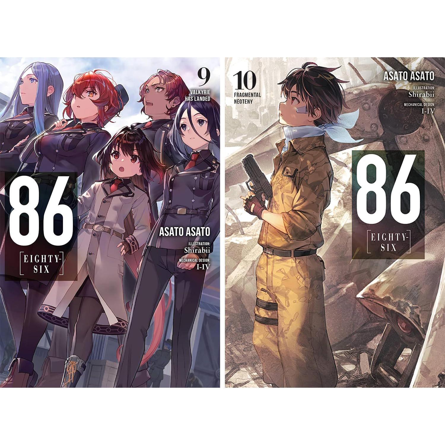 86-EIGHTY-SIX Light Novel 13-Book Set Vol 1-13 by Asato Asato