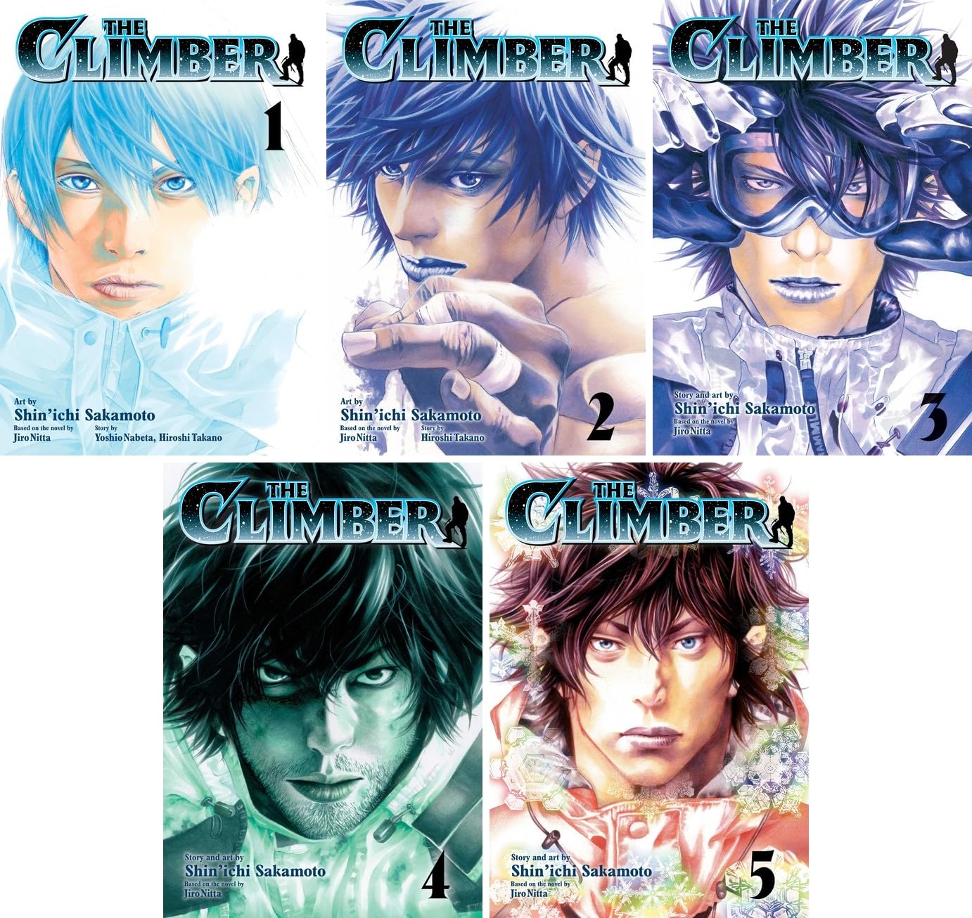 The Climber Series Vol.1-5, 5 Books Collection Set by Yoshio Nabeda