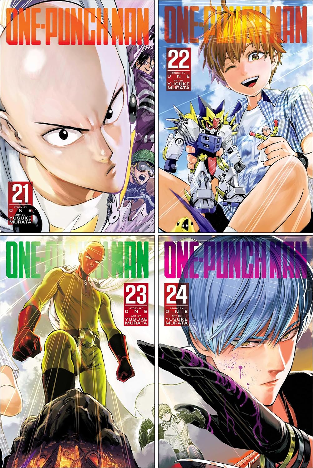 One-Punch Man Series Vol. 1-32, 32 Books Collection Set, by One
