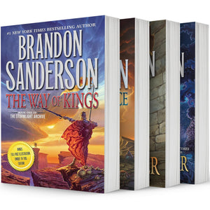 The Stormlight Archive Series. 4 Books Collection Set. The Way of Kings, Words of Radiance, Oathbringer, Rhythm of War by Brandon Sanderson