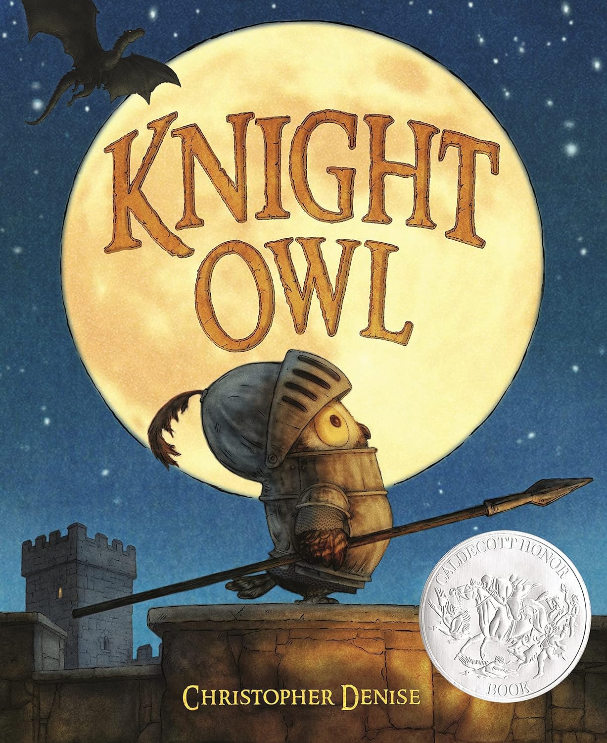 The Knight Owl Series Vol. 1 - Vol. 2, Knight Owl, Knight Owl and Early Bird, 2 Books Collection Set (Caldecott Honor Book), by Christopher Denise, Hardcover