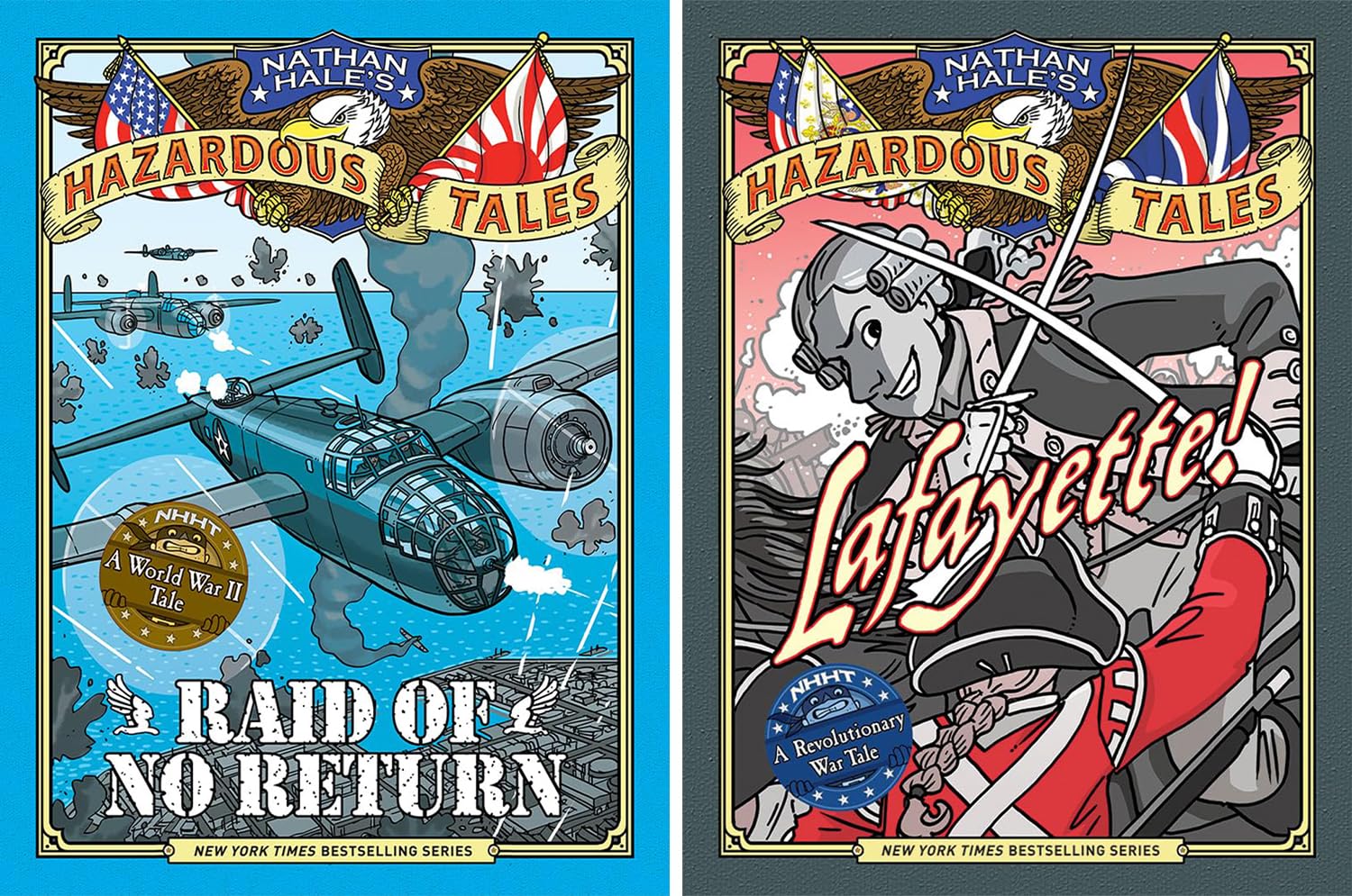 Nathan Hale's Hazardous Tales Series, Vol. 1-12 Collection Set of 12 Books by Nathan Hale
