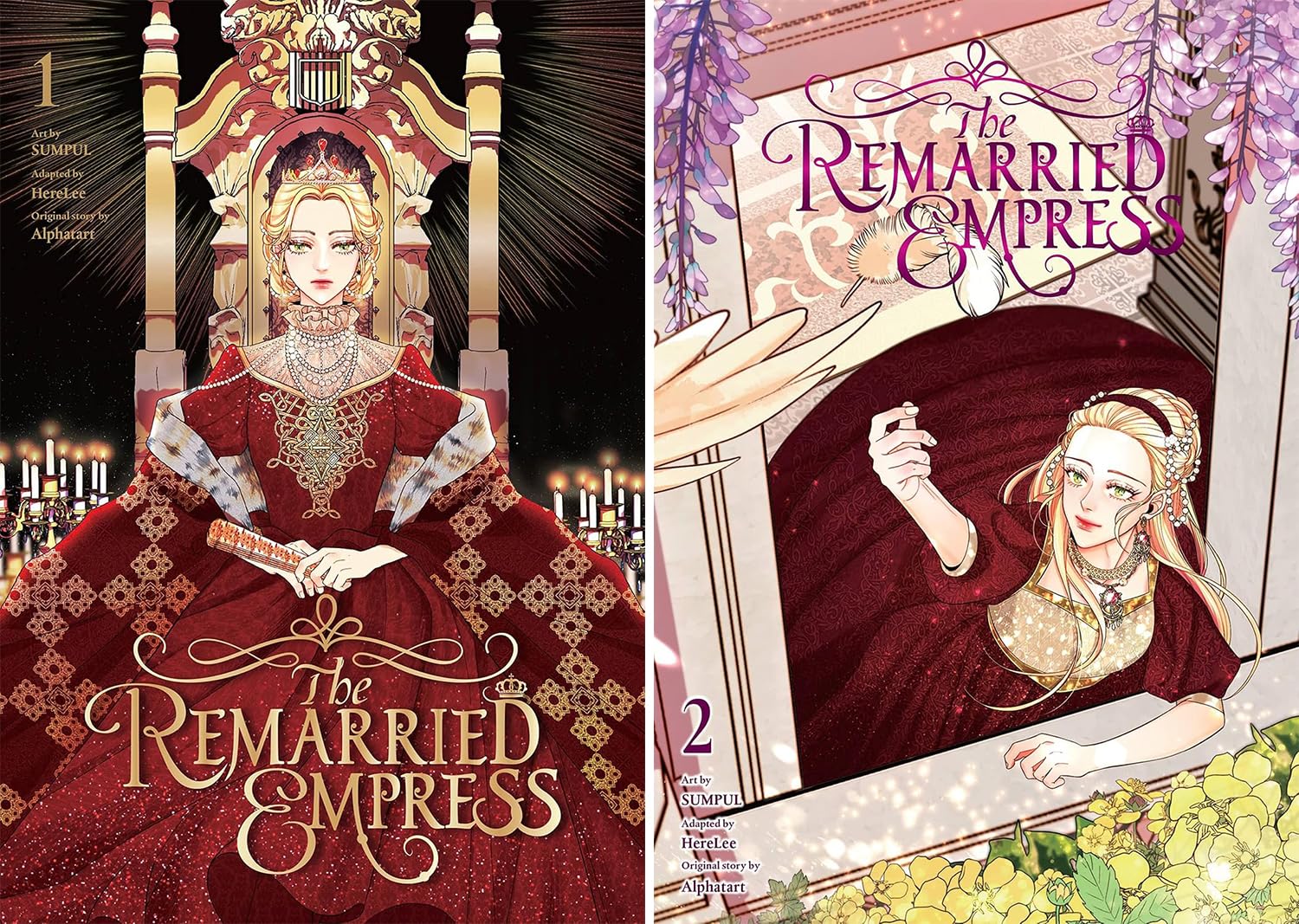 The Remarried Empress Graphic Novel Series 9 Books Collection Set (Volumes 1-9) by HereLee