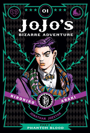 Jojos Bizarre Adventure Part 1: Phantom Blood Vol 1-3 Books Collection Set