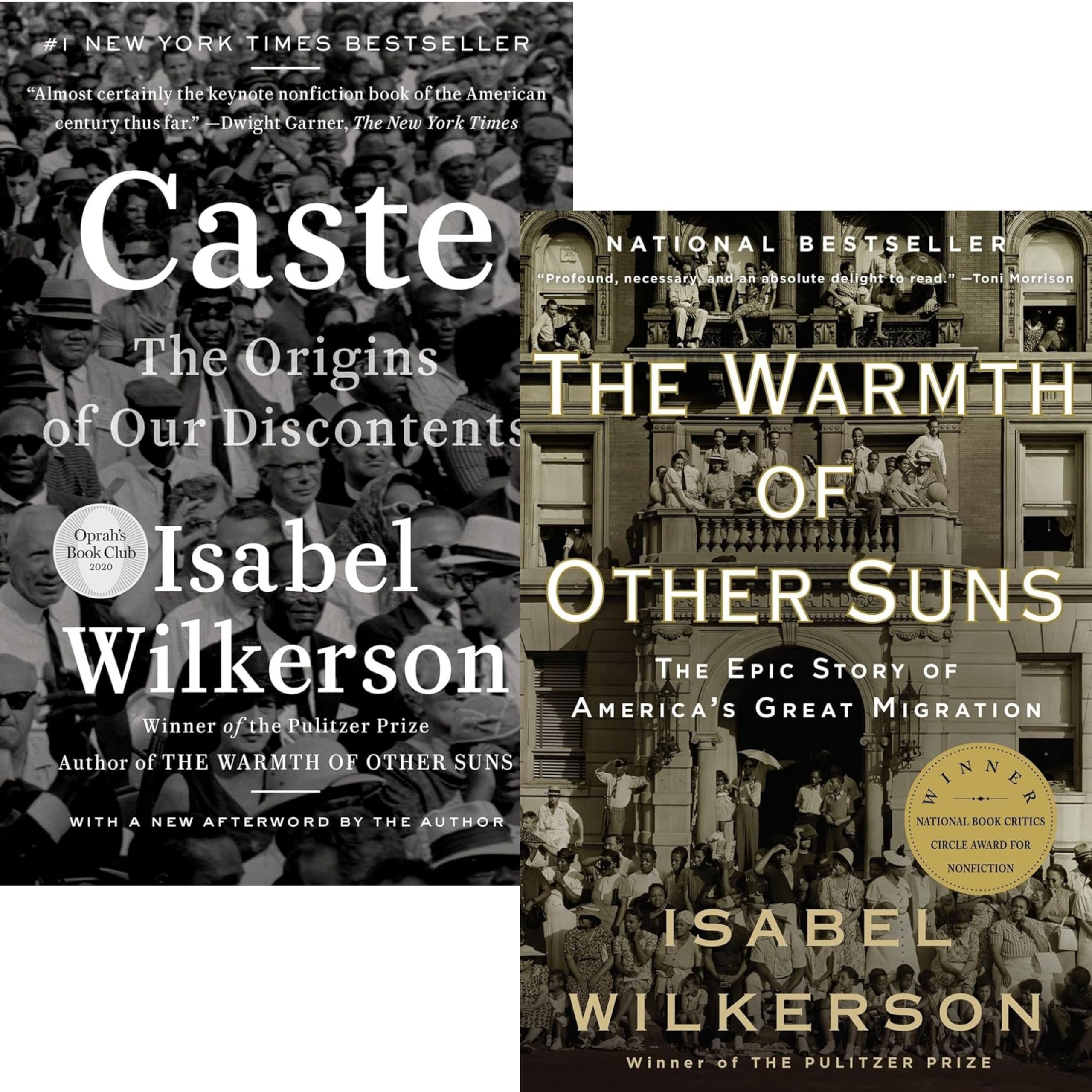 Isabel Wilkerson Bestselling 2 Books Set: Caste, The Warmth of Other Suns (Paperback Edition)