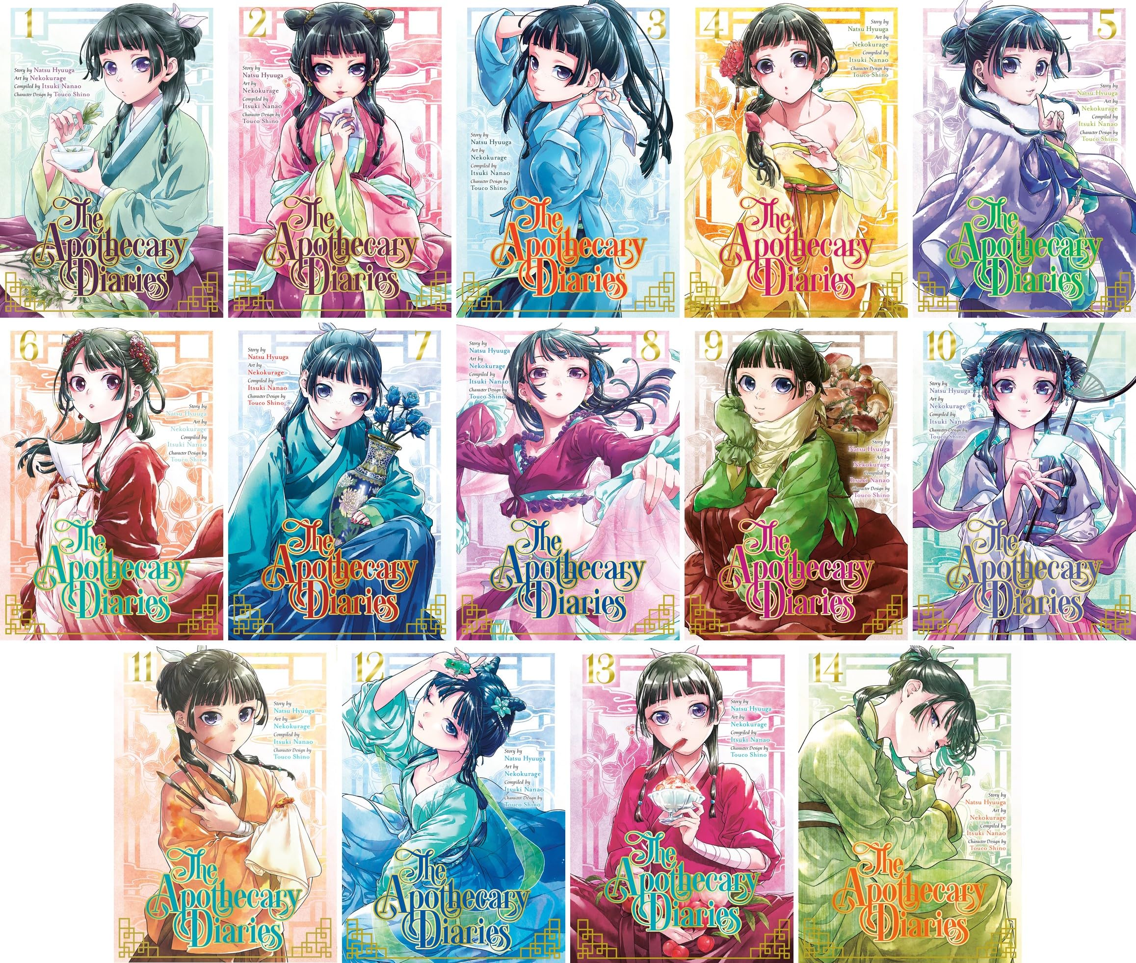 The Apothecary Diaries Collection (14 Paperback Books) -Vol 1-14