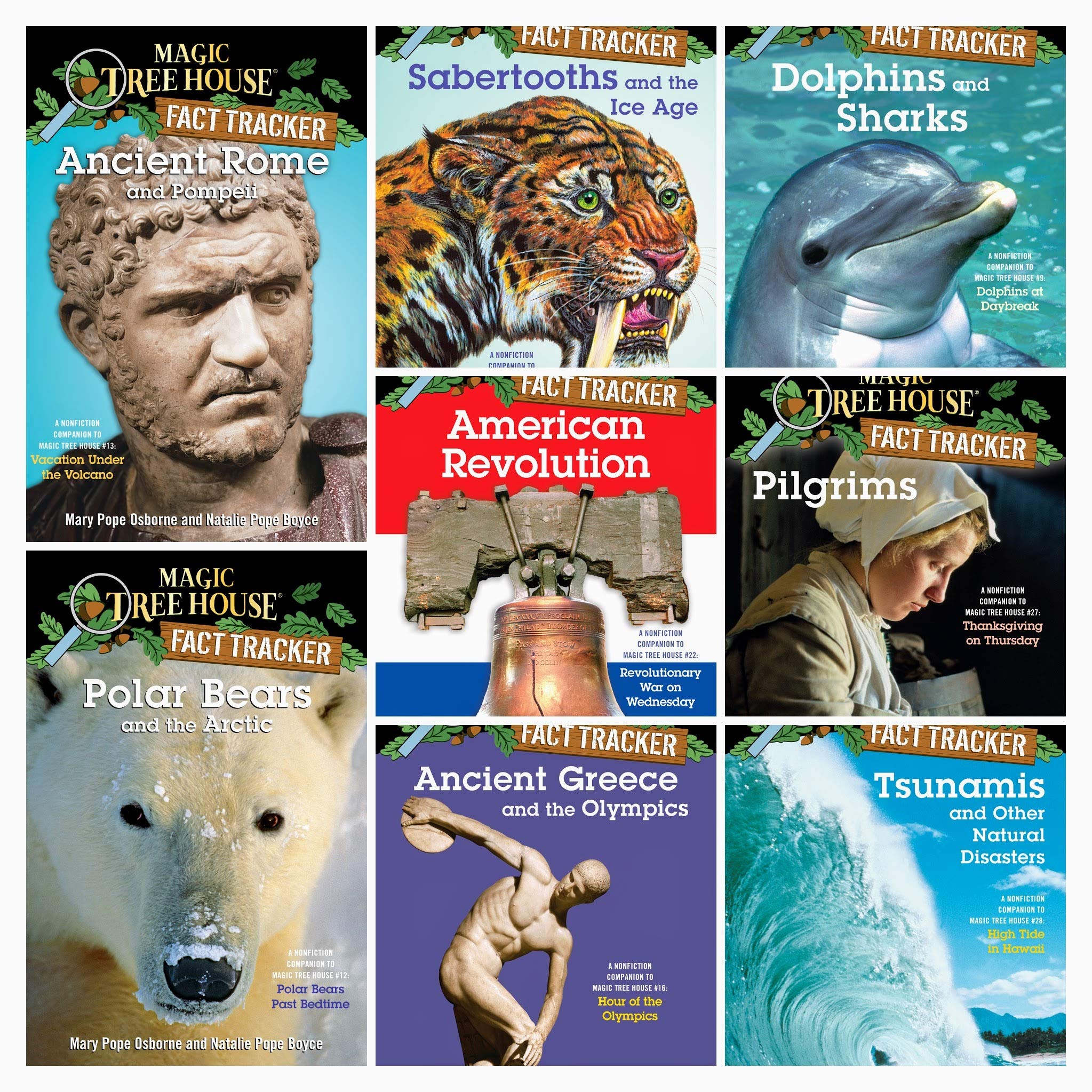 Magic Tree House Fact Trackers Complete 38 Book Set Collection Series (Includes Wild West, Baseball, World War II, Dragons and Mythical Creatures, Dogsledding and Extreme Sports, Vikings, Sharks and.)