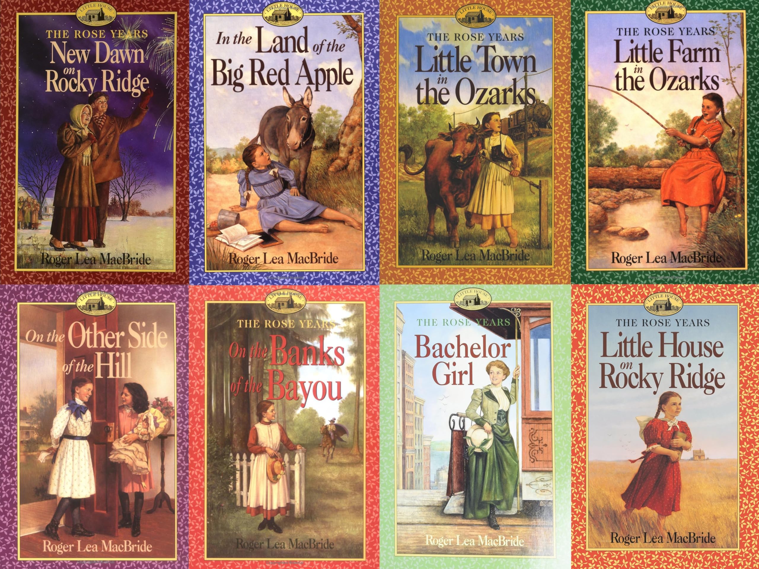 Complete Set of 8 Books Rocky Ridge Years/Rose Years (Little House Series / Rocky Ridge Years / Rose Years)