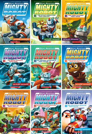 Ricky Ricotta's Mighty Robot Books 1 - 9