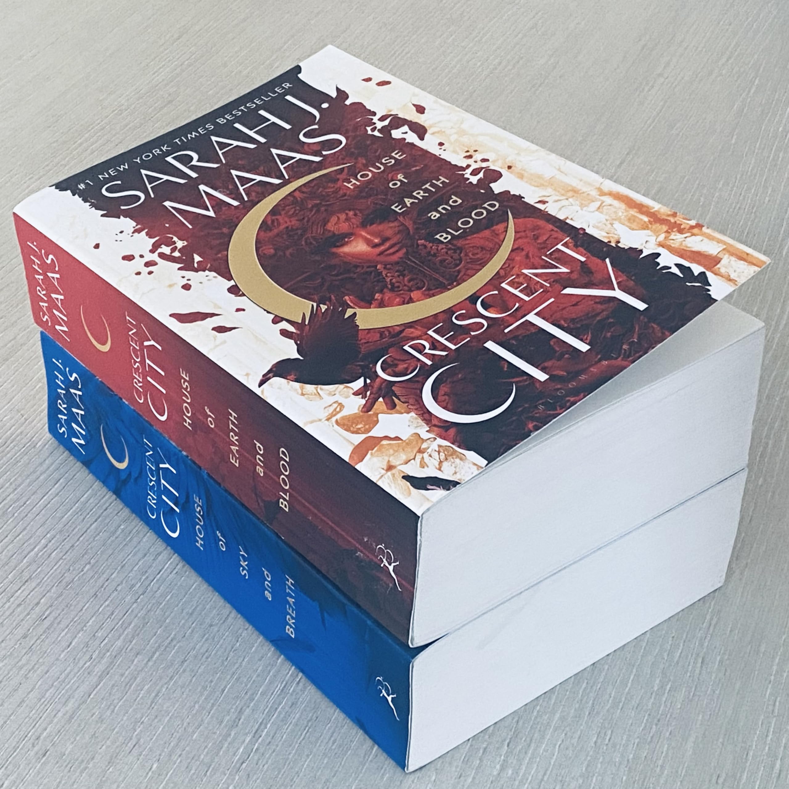 Crescent City Two books collection set (House of Earth and Blood (Paperback) & House of Sky and Breath) Hardcover Feb 2022