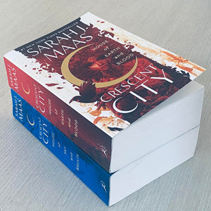 Crescent City Two books collection set (House of Earth and Blood (Paperback) & House of Sky and Breath) Hardcover Feb 2022