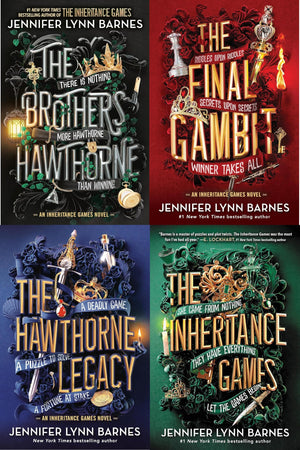 The Inheritance Games 4-book Set by Jennifer Lynn Barnes (The Inheritance Games, The Hawthorne Legacy, The Final Gambit, The Brothers Hawthorne)