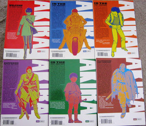 Akira Manga Complete Set, Vol. 1-6