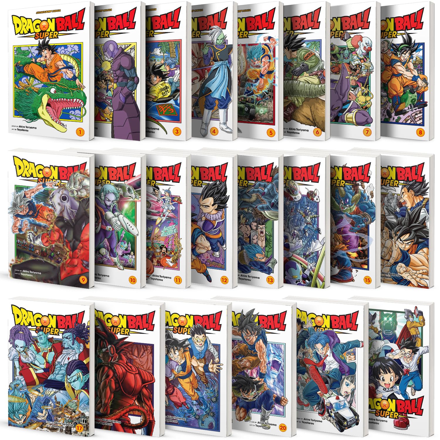 Dragon Ball Super Series Vol 1-22, 22 Books Collection Set by Akira Toriyama