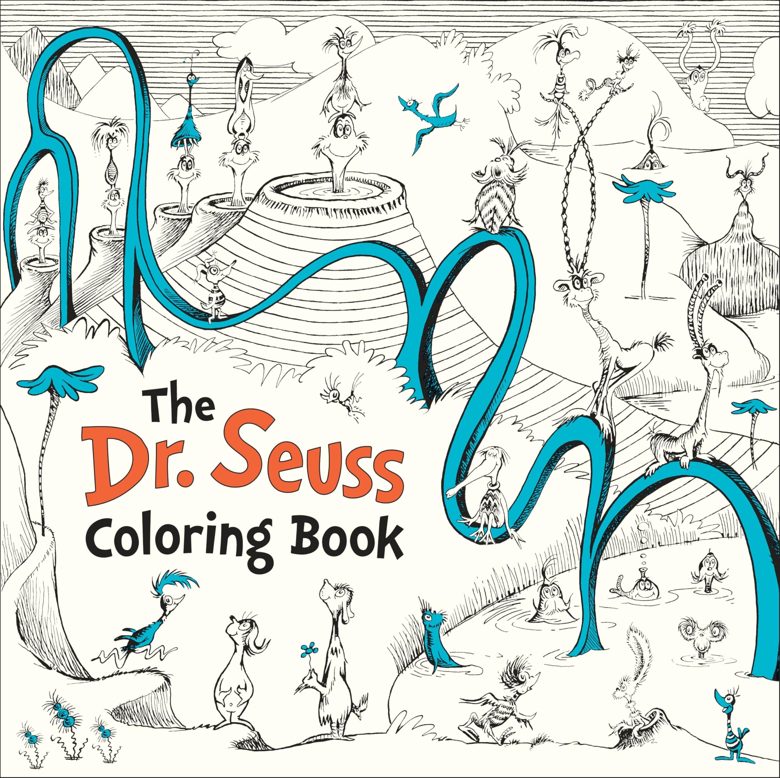 The Dr. Seuss Coloring Book (Dr. Seuss Coloring Books for Adults and Kids)
