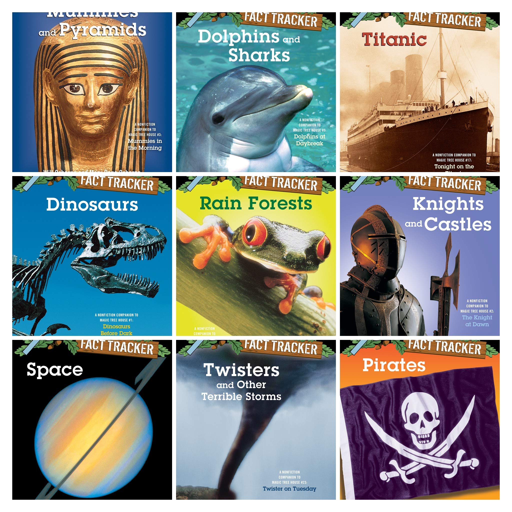 Magic Tree House Fact Trackers Complete 38 Book Set Collection Series (Includes Wild West, Baseball, World War II, Dragons and Mythical Creatures, Dogsledding and Extreme Sports, Vikings, Sharks and.)