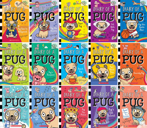 Diary of a Pug Series, 15 Books Collection Set by by Kyla May