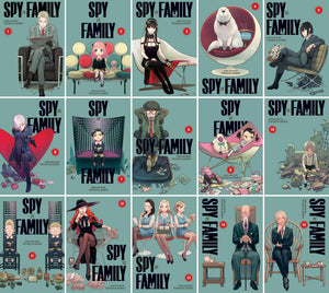 Spy x Family Series Vol. 1-15. Set of 15 Books by Tatsuya Endo