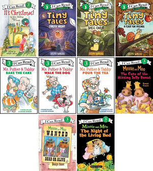 I Can Read Series Level 3: 10-Book Collection Set, It's Christmas!: A Christmas Holiday Book for Kids, Mr. Putter & Tabby Bake the Cake, The Night of the Living Bed & More