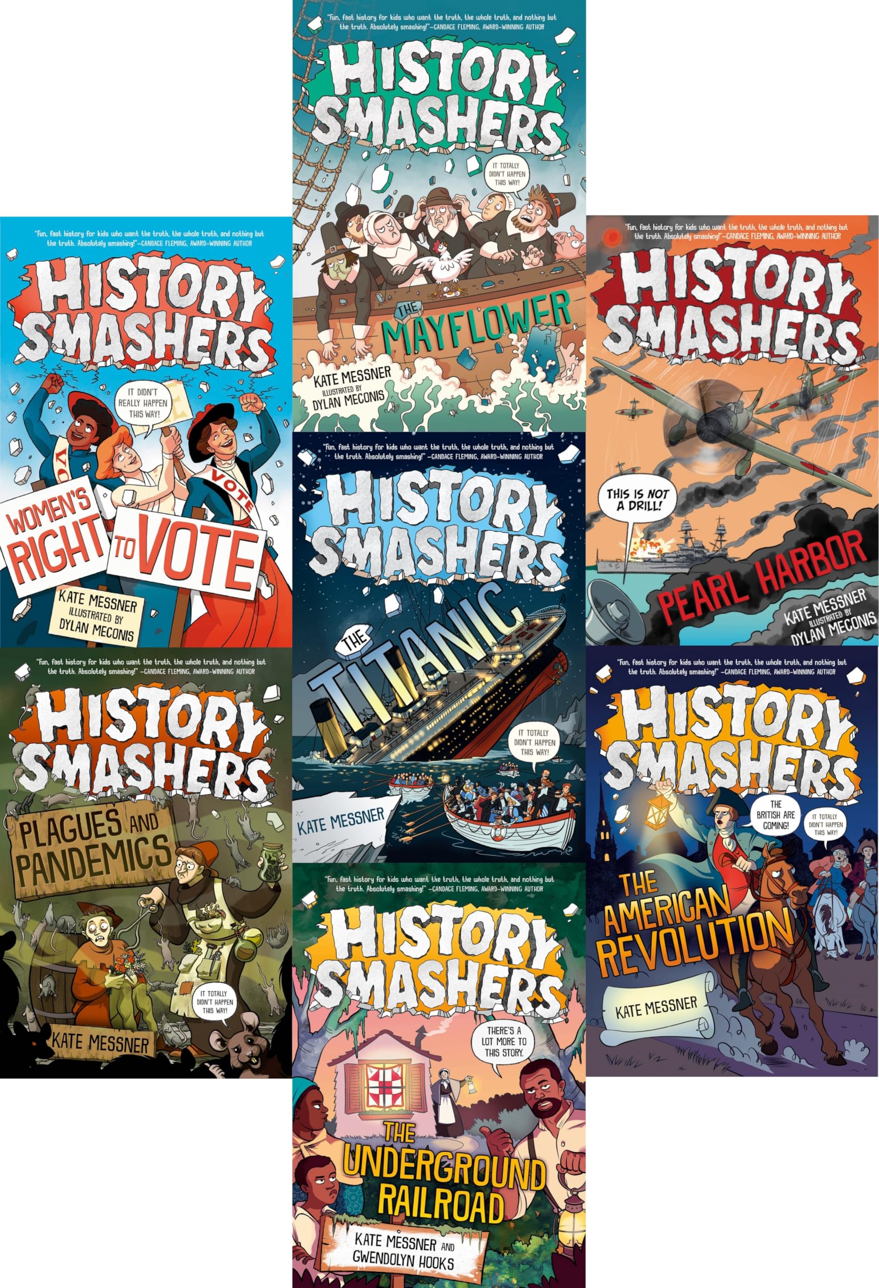 NEW! History Smashers Series Complete 7 Books Collection
