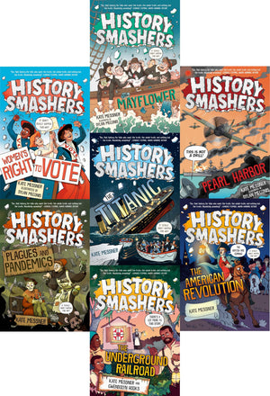 NEW! History Smashers Series Complete 7 Books Collection