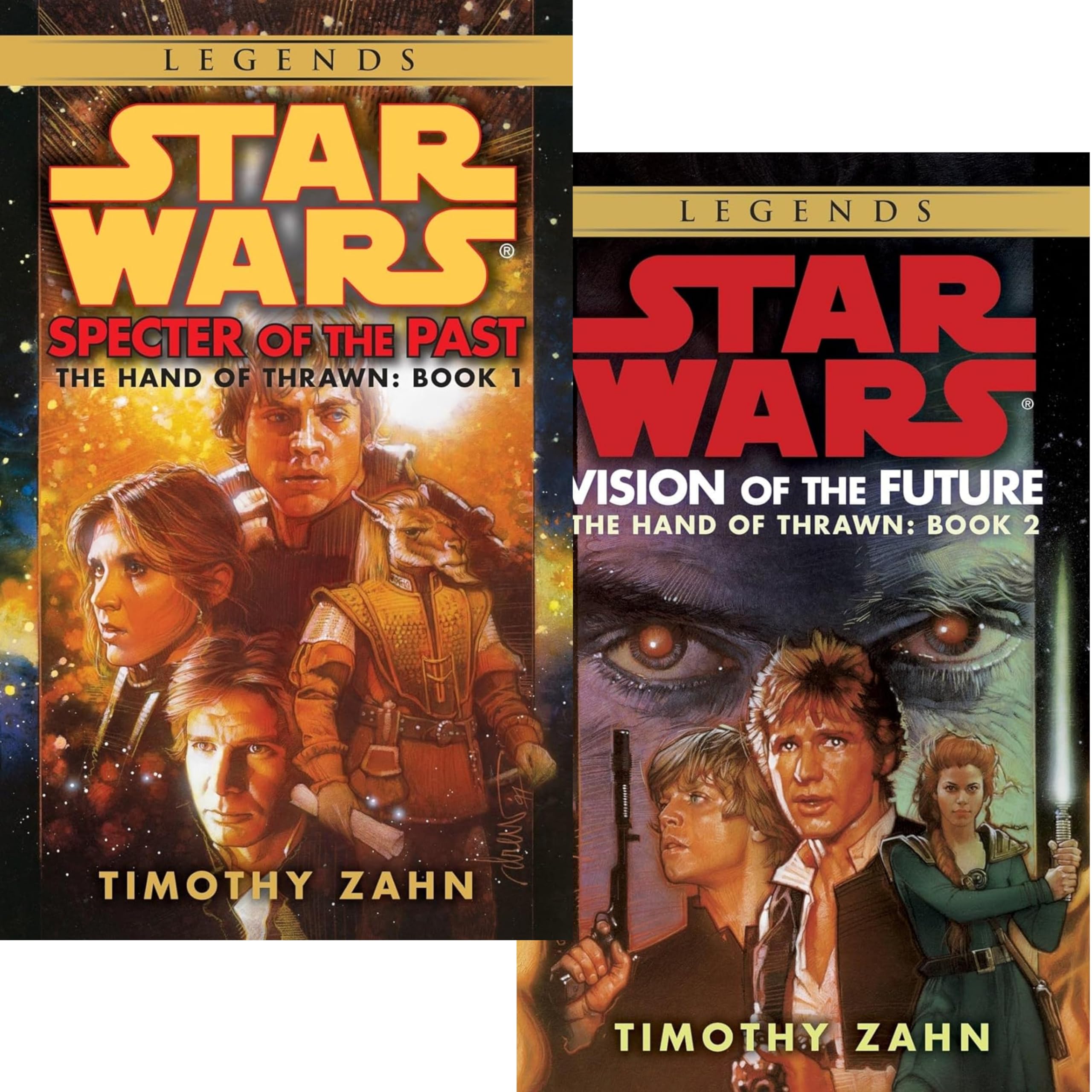 Star Wars Hand of Thrawn Duology, 2 Book Set: Vision of the Future, Specter of the Past