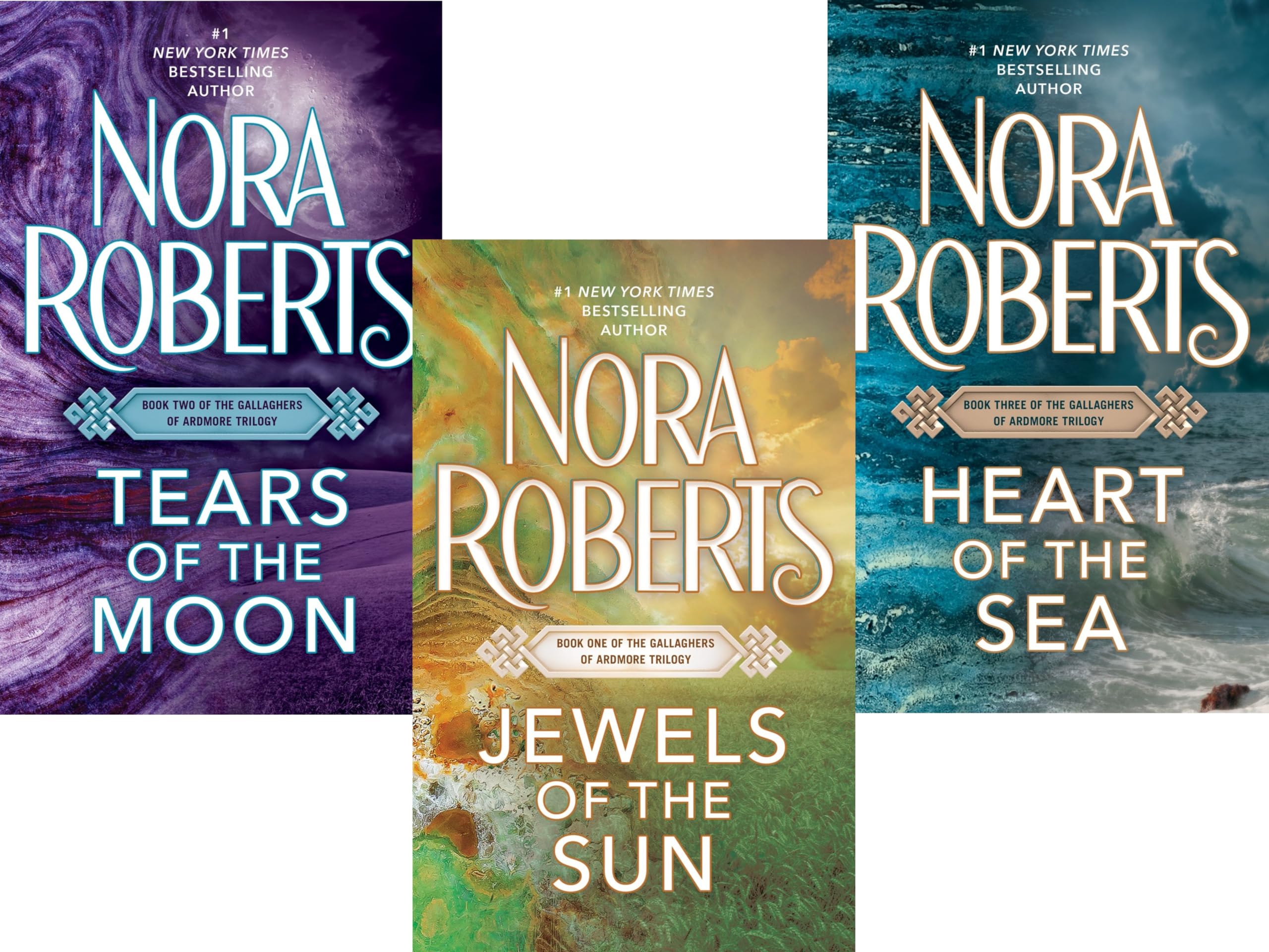 Nora Roberts - The Irish Trilogy Set - Jewels of the Sun / Tears of the Moon / Heart of the Sea