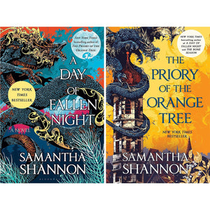 The Roots of Chaos 2-Book Set by Samantha Shannon Hard Cover US edition (The Priory of the Orange Tree, a Day of Fallen Night)