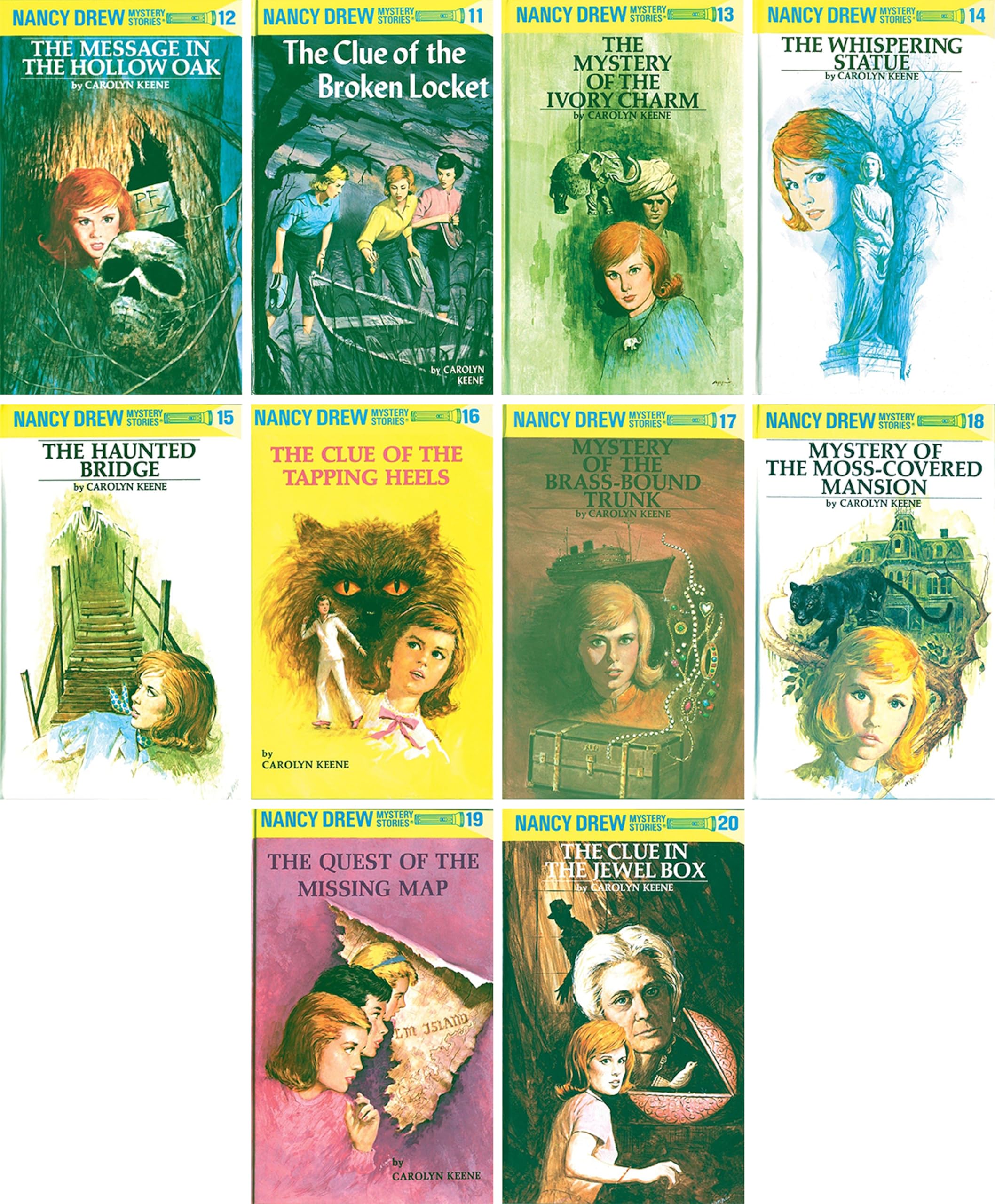 Nancy Drew Books 11-20 The Nancy Drew Mystery Stories Collection Box Set