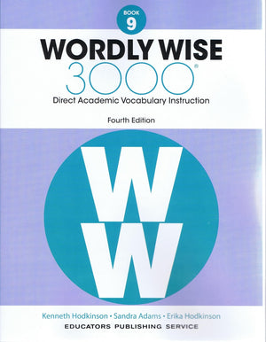 Wordly Wise, Book 9: 3000 Direct Academic Vocabulary Instruction