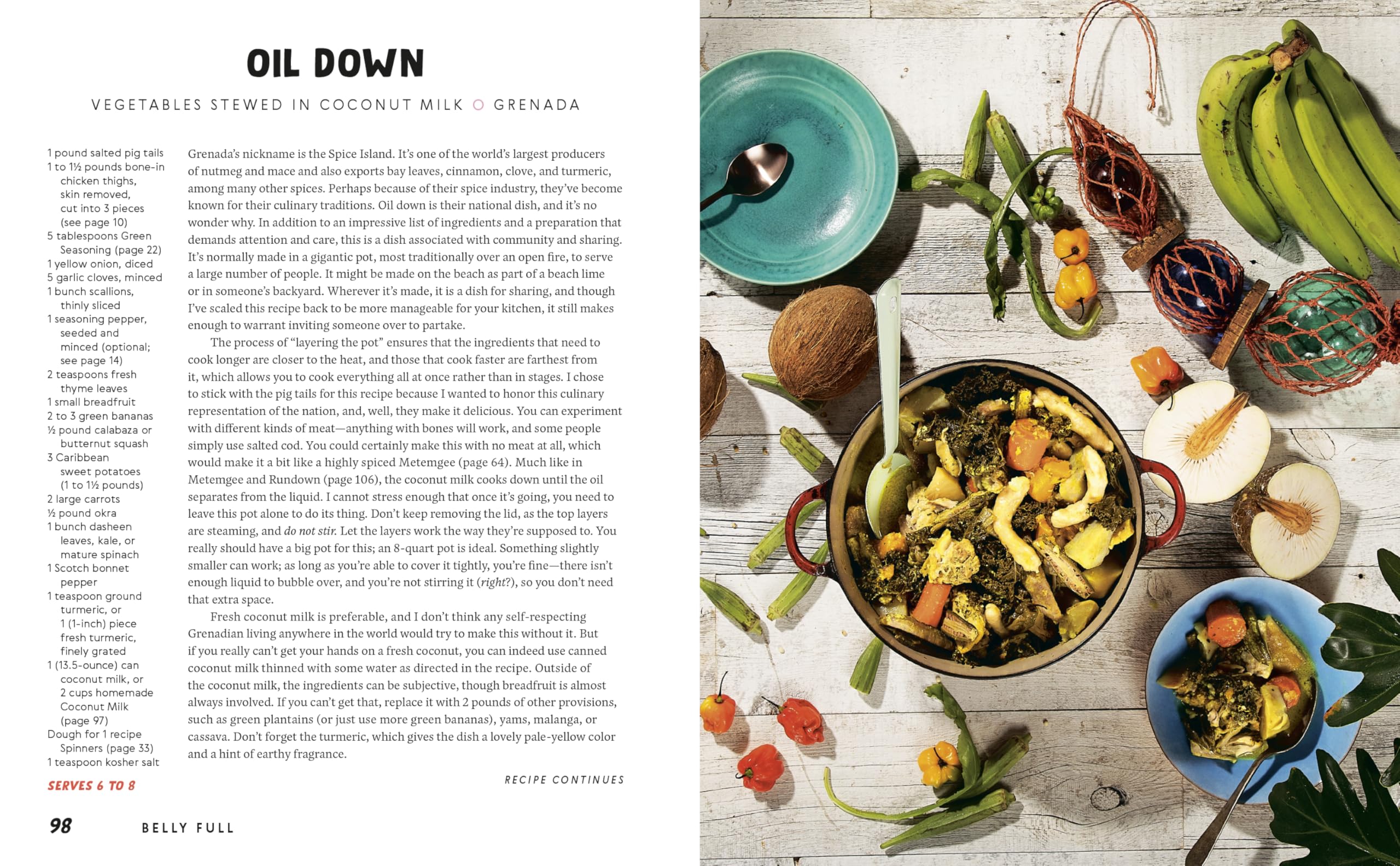 Belly Full: Exploring Caribbean Cuisine through 11 Fundamental Ingredients and over 100 Recipes [A Cookbook]