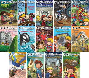 The A to Z Mysteries Super Edition Series. 14 Books Collection Set. Vol. 1- Vol. 14 by Ron Roy
