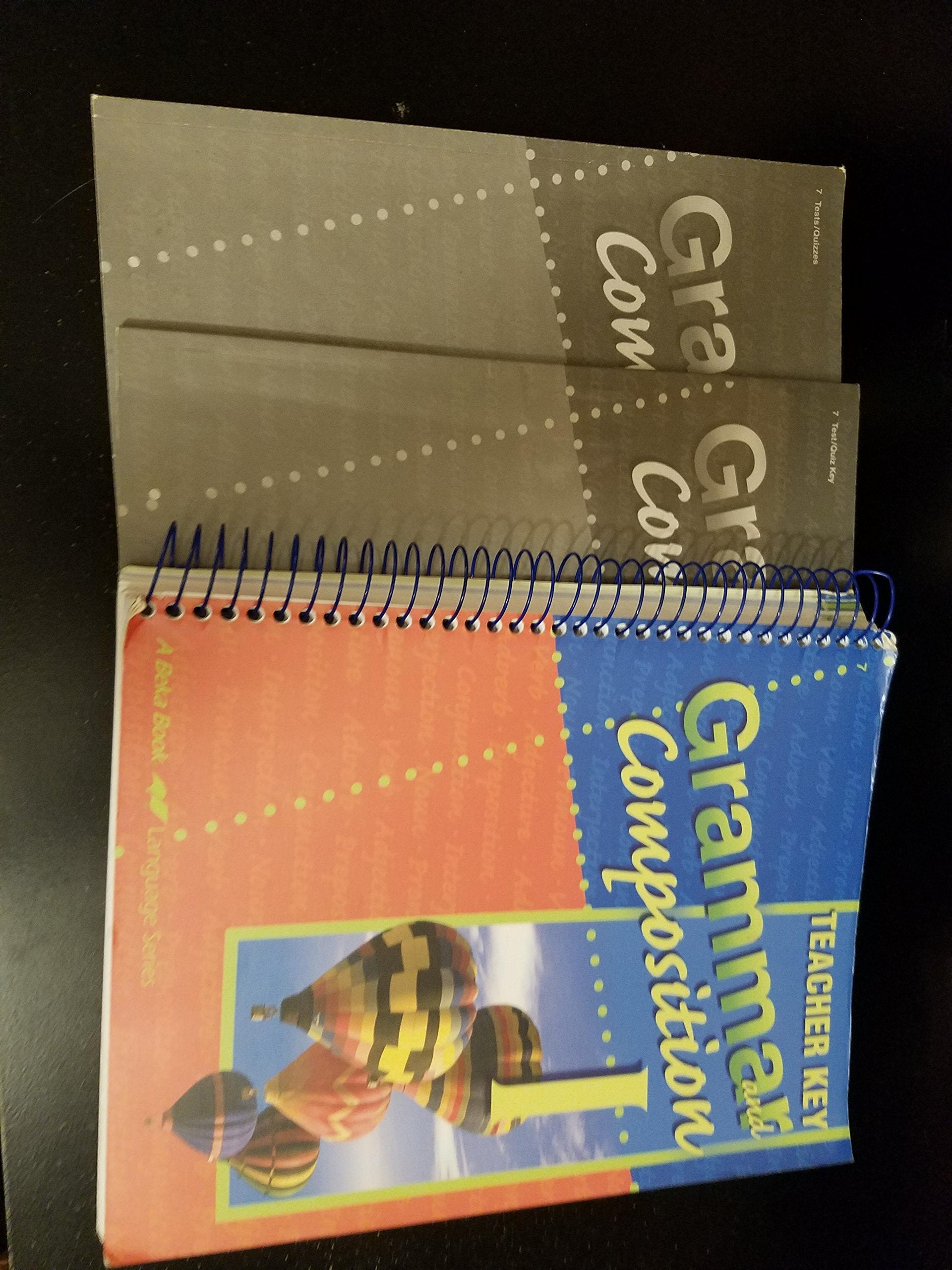 Grammar and Composition I Teacher Key and Test/Quiz Key