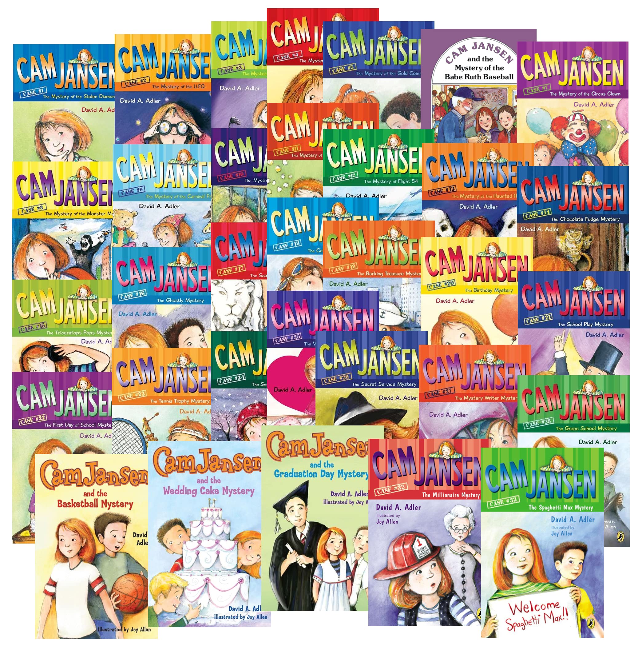 Cam Jansen 33 Book Collection Set : Includes Books 1-33 Titles Listed in Description