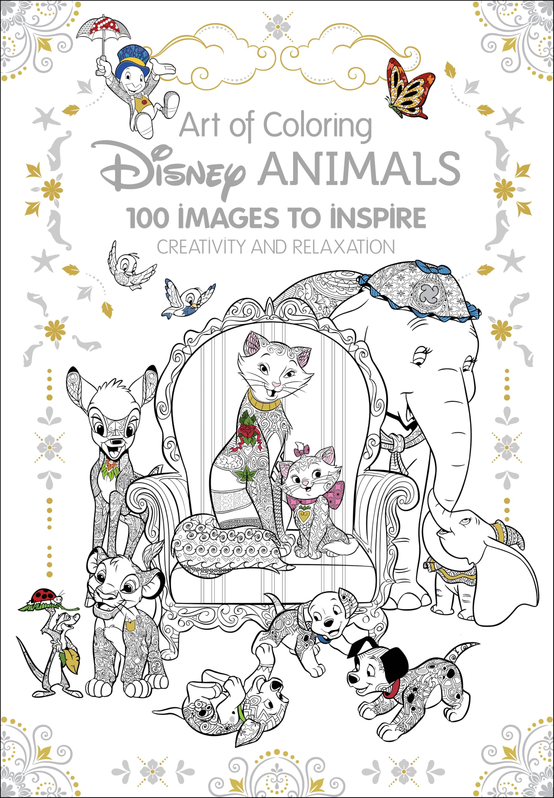 Art of Coloring: Disney Animals: 100 Images to Inspire Creativity and Relaxation