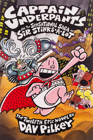 Newest Release Included! The Captain Underpants Full Color Series Collection Set (Book 6 - 12)