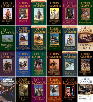 Louis L’Amour Western Novel Collection 24 Book Set