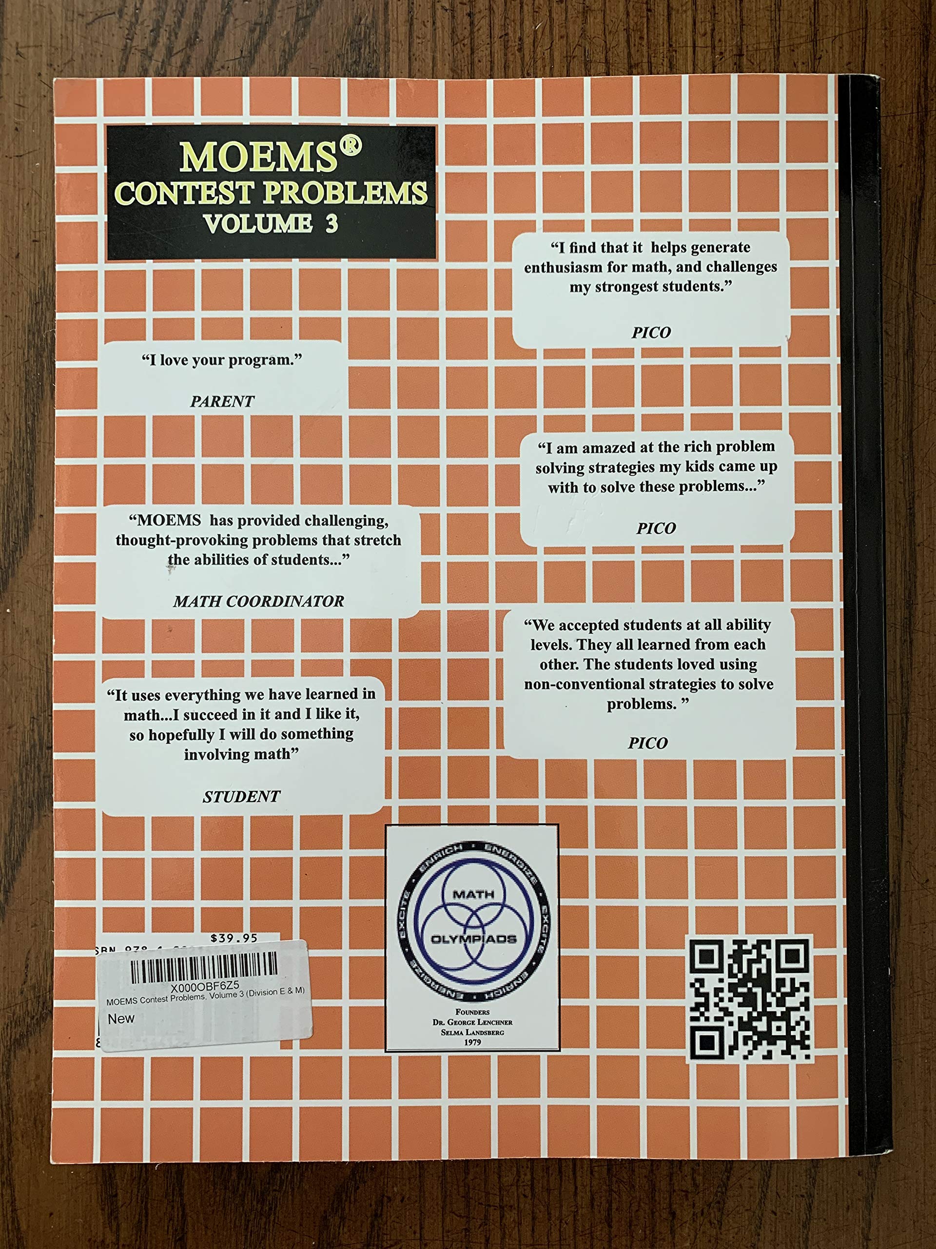 MOEMS� Contest Problems VOLUME 3