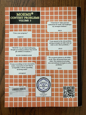 MOEMS� Contest Problems VOLUME 3