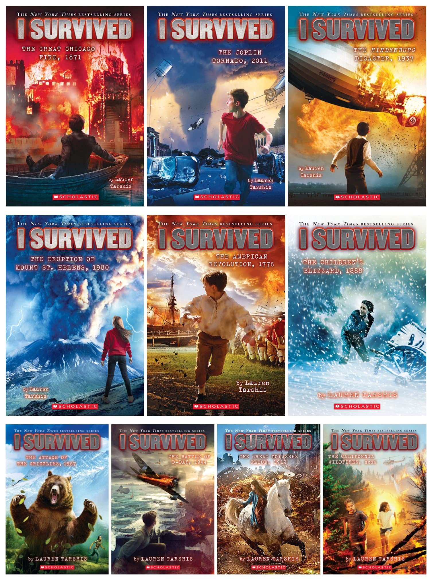 I Survived Series Book Set II, Books 11-20