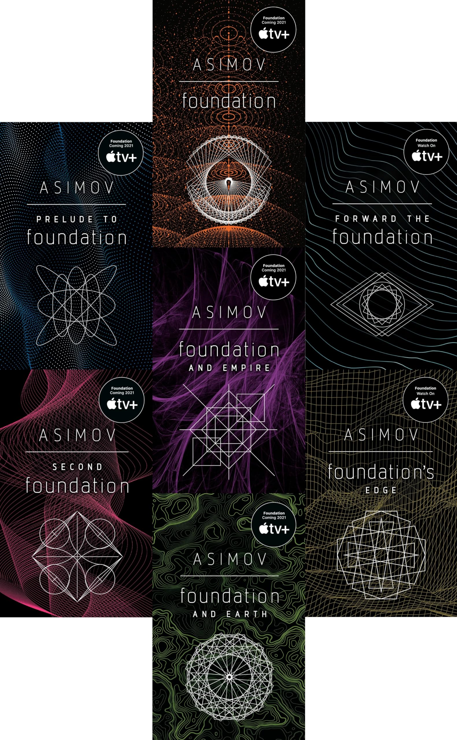 The Complete Isaac Asimov's Foundation Series Books 1-7 (Foundation, Foundation and Empire, Second Foundation, Foundation's Edge, Foundation and Earth, Prelude to Foundation, Forward the Foundation)