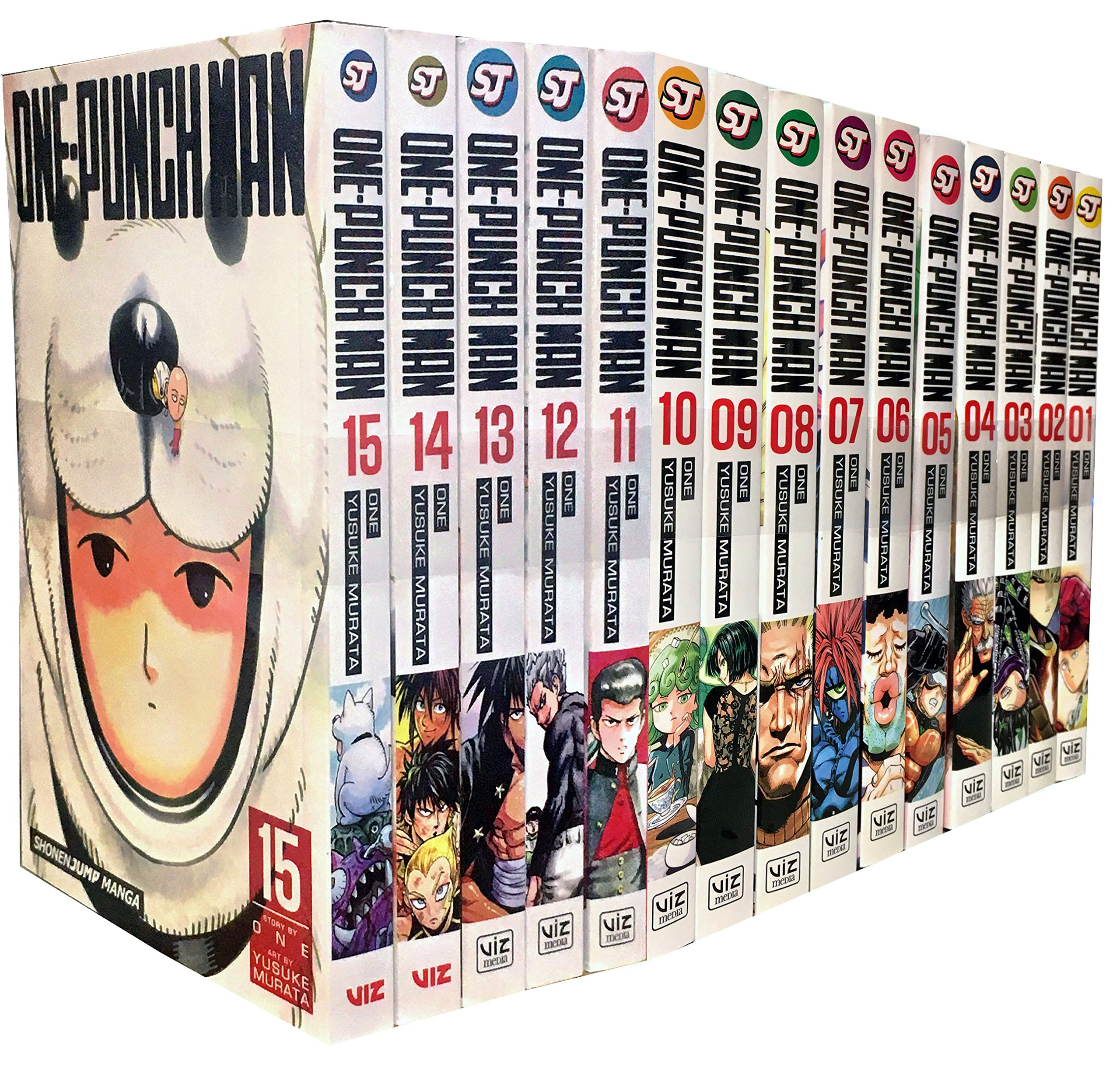 One Punch Man Volume 1-15 Collection 15 Books Set