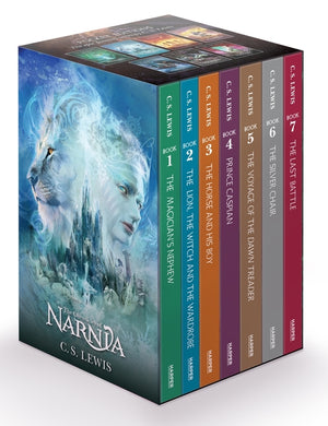 The Chronicles of Narnia 7-Book Box Set: The Magician's Nephew, the Lion, the Witch and the Wardrobe, the Horse and His Boy, Prince Caspian, the Voyage of (Chronicles of Narnia)