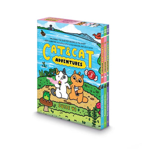 Cat & Cat Adventures #1-3: A Graphic Novel 3-Book Box Set: The Quest for Snacks, the Goblet of Infinity, Journey Into Unibear City (Cat & Cat Adventures)