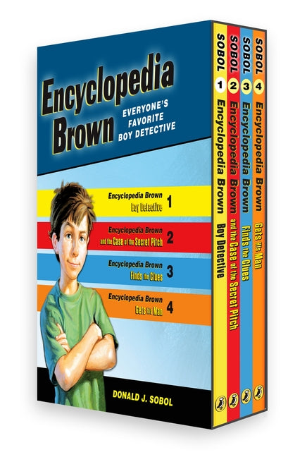 Encyclopedia Brown Box Set (4 Books) (Encyclopedia Brown)