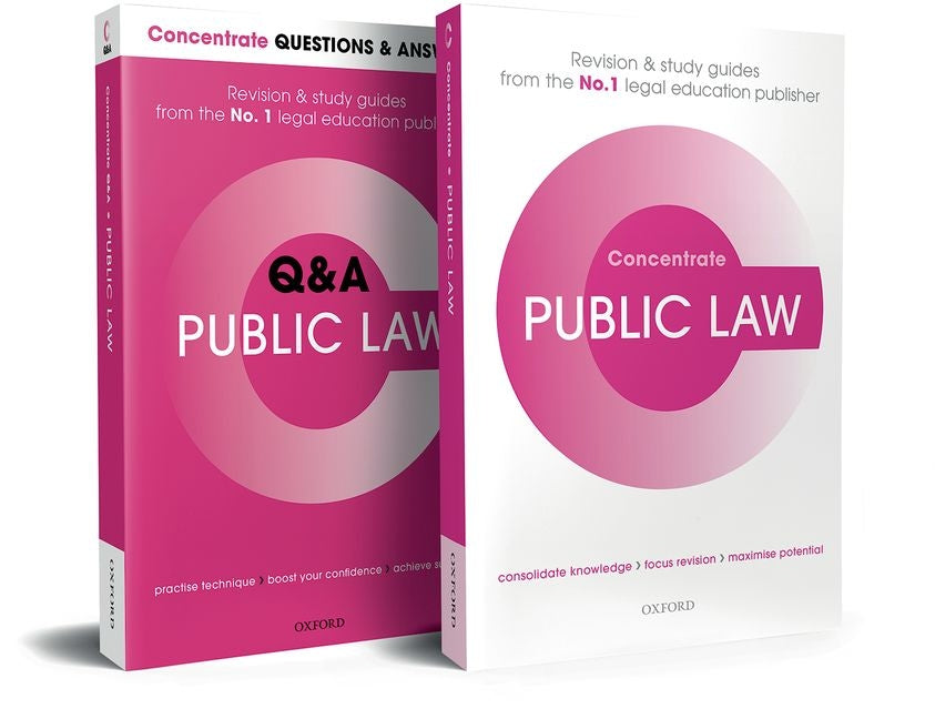 Public Law Revision Pack 2021 (Concentrate)