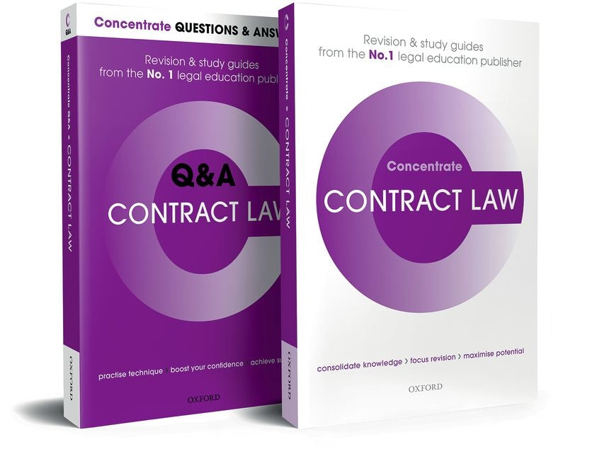 Contract Law Revision Concentrate Pack: Law and Revision Study Guide (Concentrate)